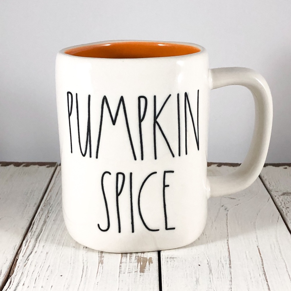 Rae Dunn New “Pumpkin Spice” Double Sided Mug